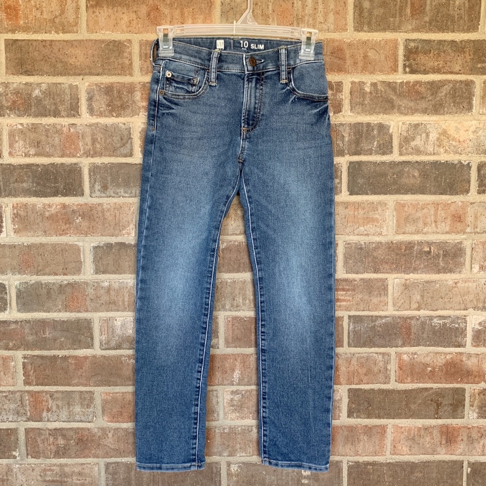 Gap, Boys Slim Jeans with Washwell, 10 Slim